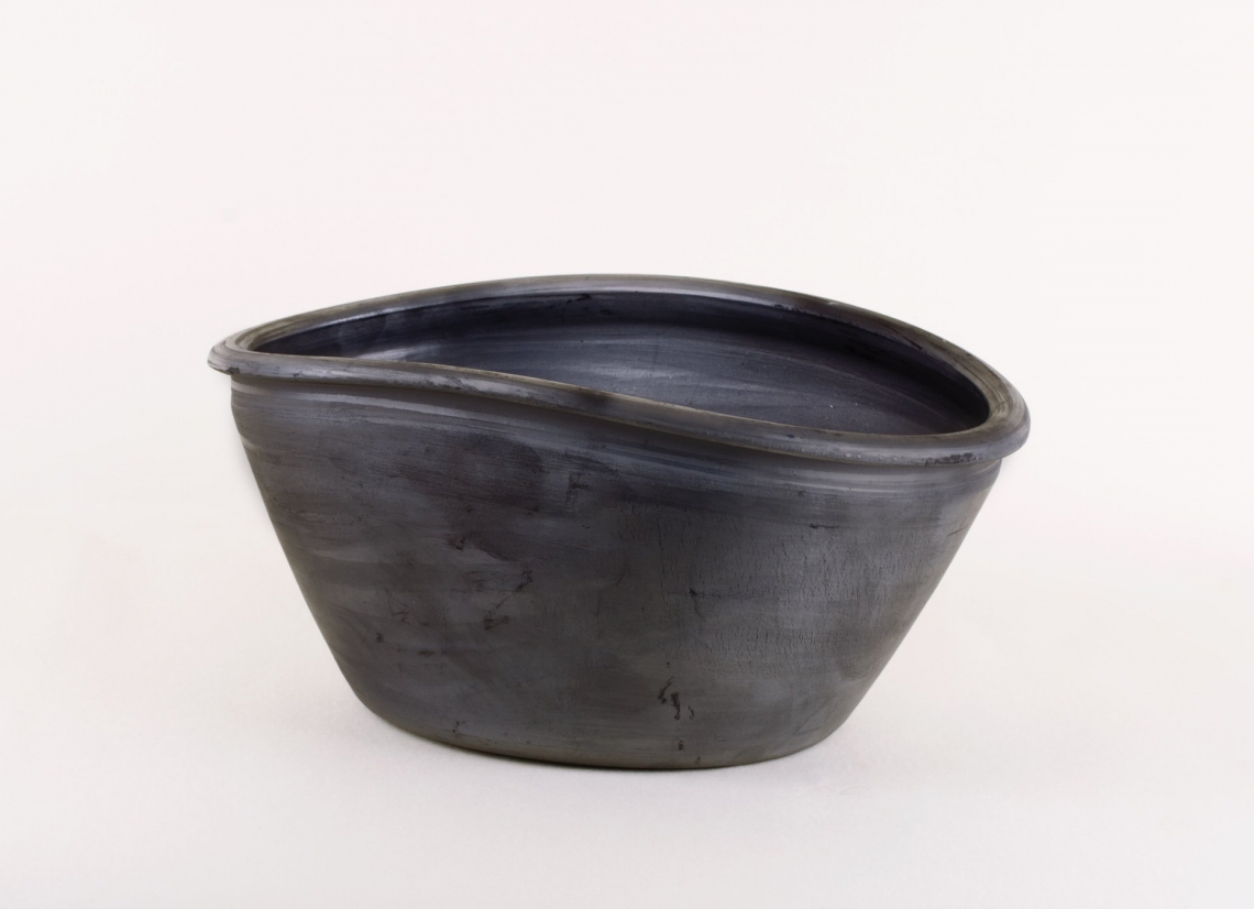 Saladeira Irregular N�3 Barro Preto