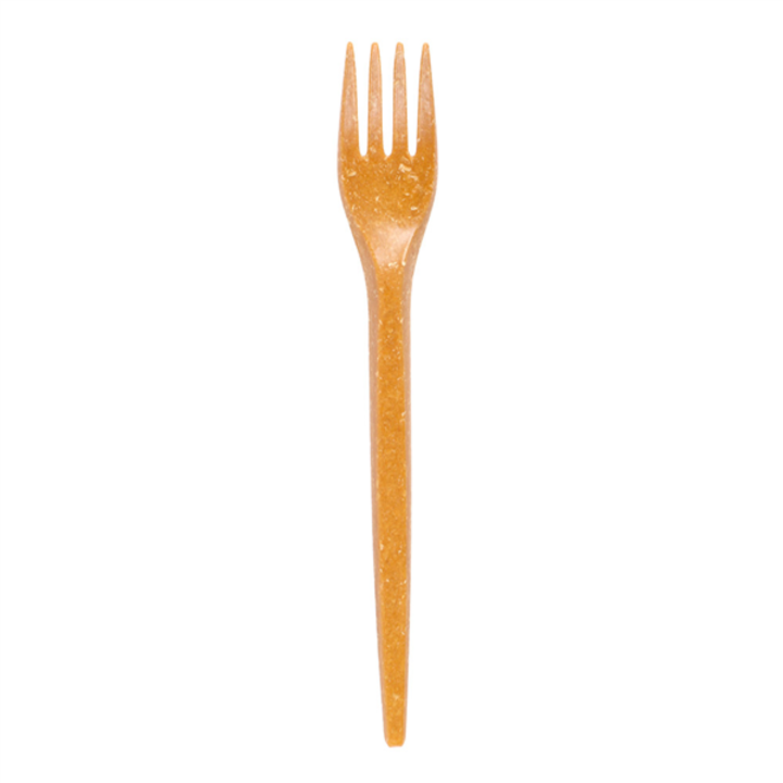 Garfo 17cm Natural Fibra Madeira