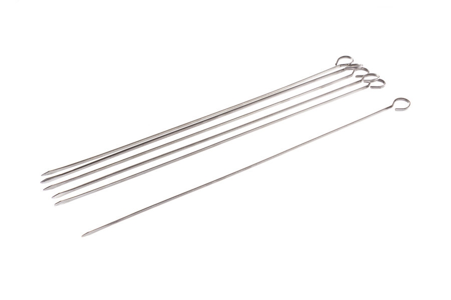 Espeto 40cm Inox Espalmado