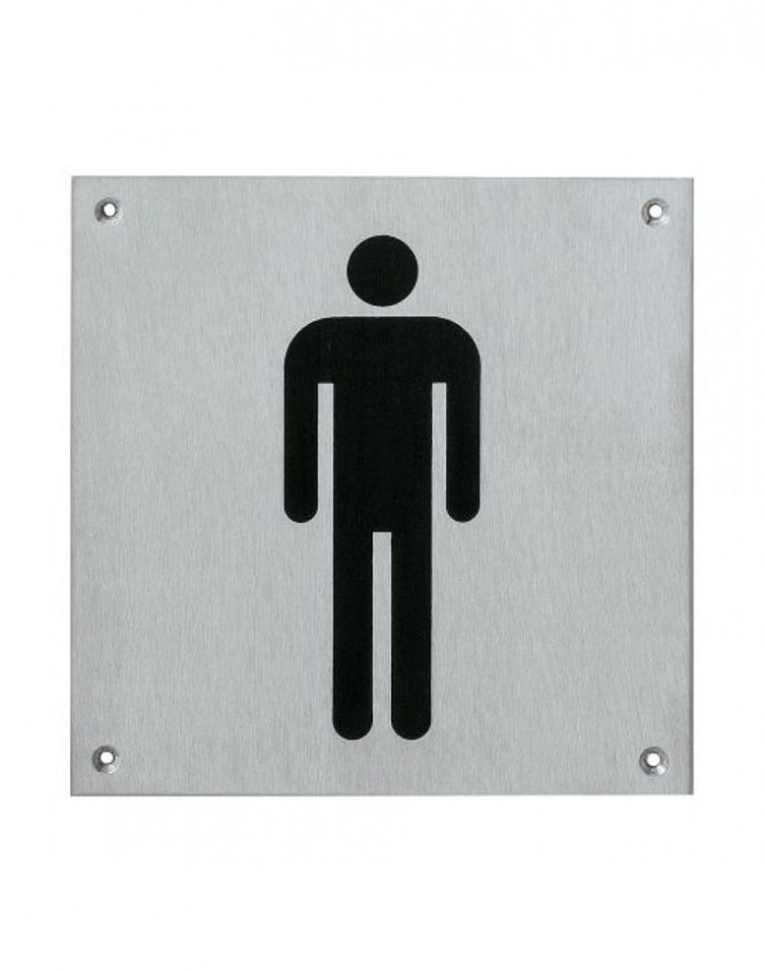 Placa WC Homem