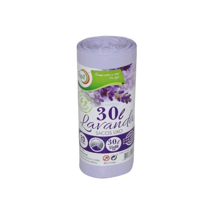 Saco Lixo 30L c/Aroma Lavanda (20)