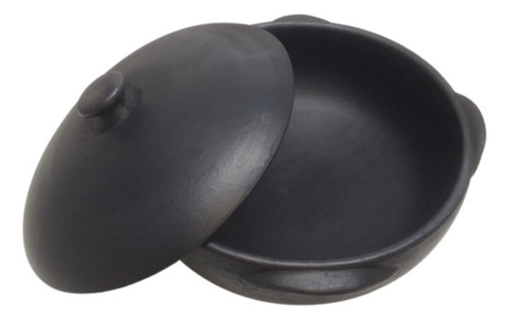 Ca�arola Baixa c/Tampa N�1 Barro Preto
