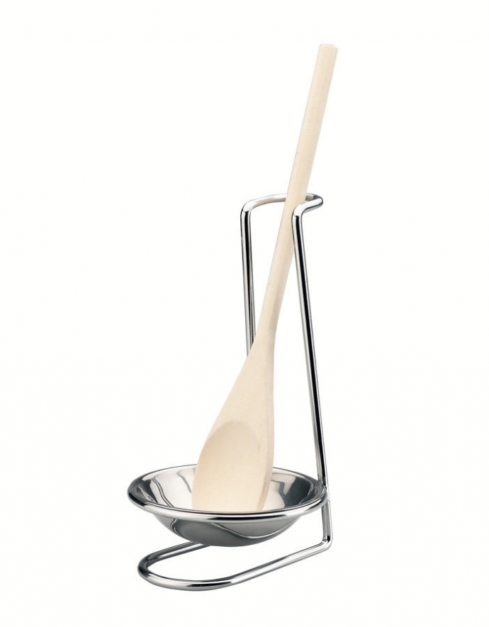 Pousa Utensilios + Colher Madeira