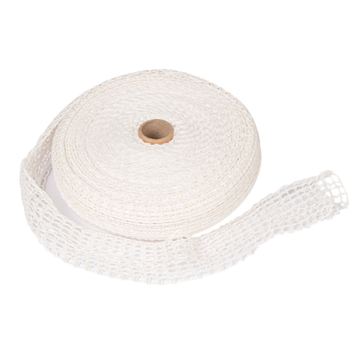 Rede Elastica 6 Malhas 50M Branco Poliester