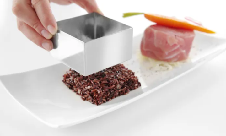 Aro Inox Quadrado 8x8x4.5cm