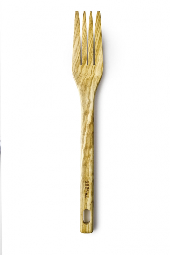 Garfo 30cm Madeira Oliveira