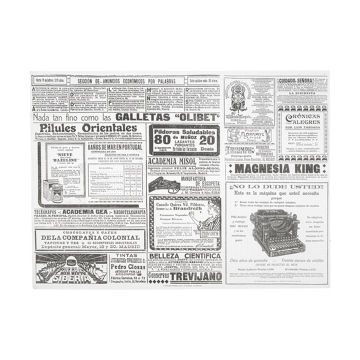 Toalhete 31x43cm 'Gazeta'