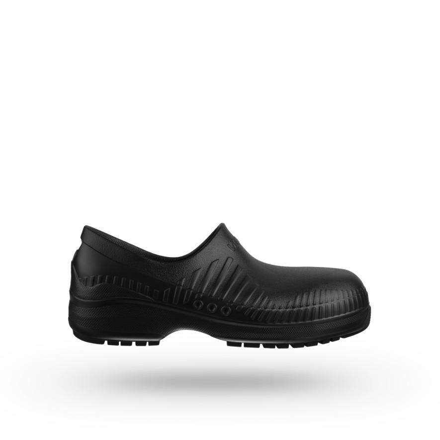 Sapato Cozinha Biqueira A�o Preto Securlite