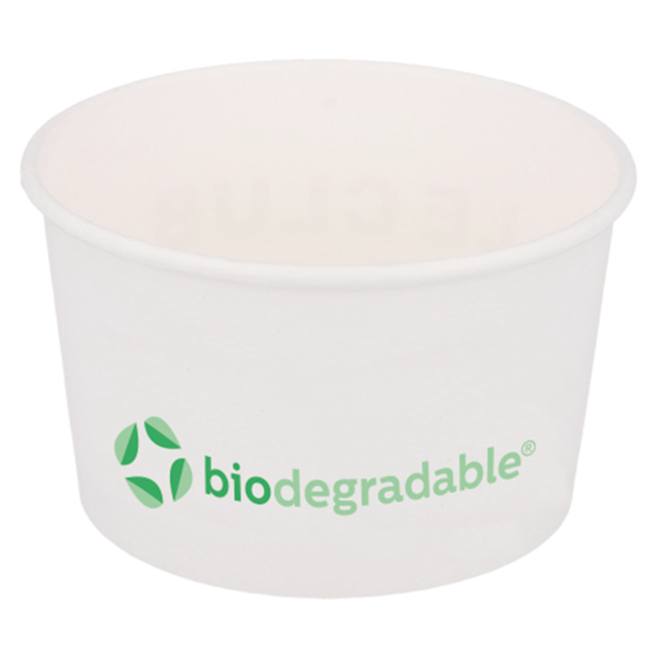 Taca 240ml Cartao Branco Biodegradavel