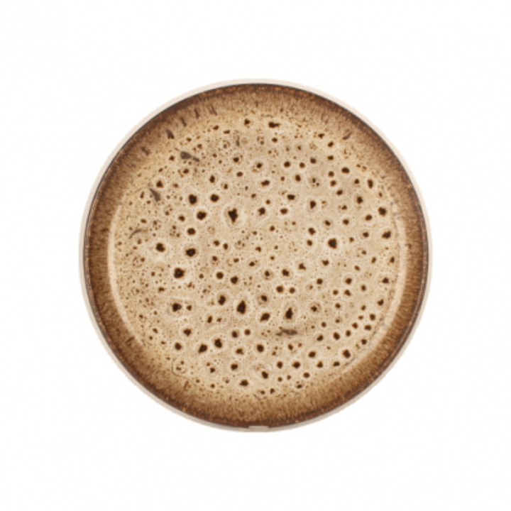 Prato Sobremesa 22cm Organic Creme