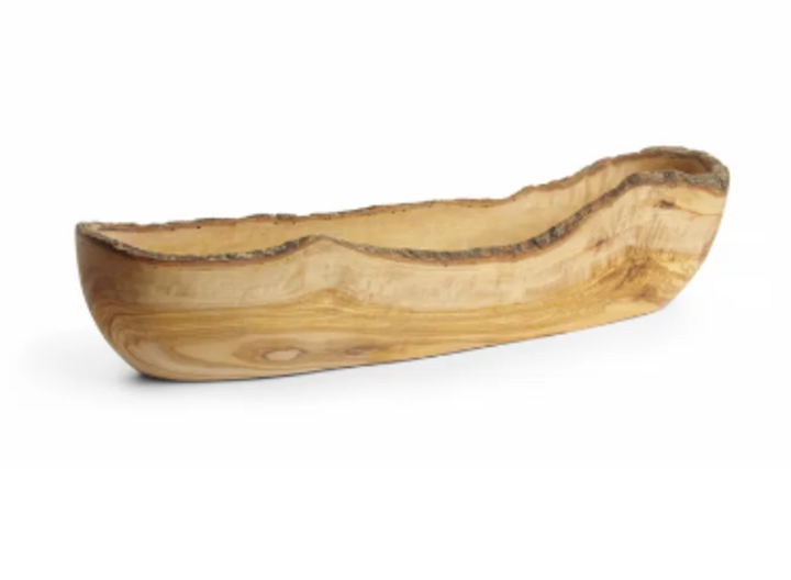 Taa Alongada de Madeira de Oliveira